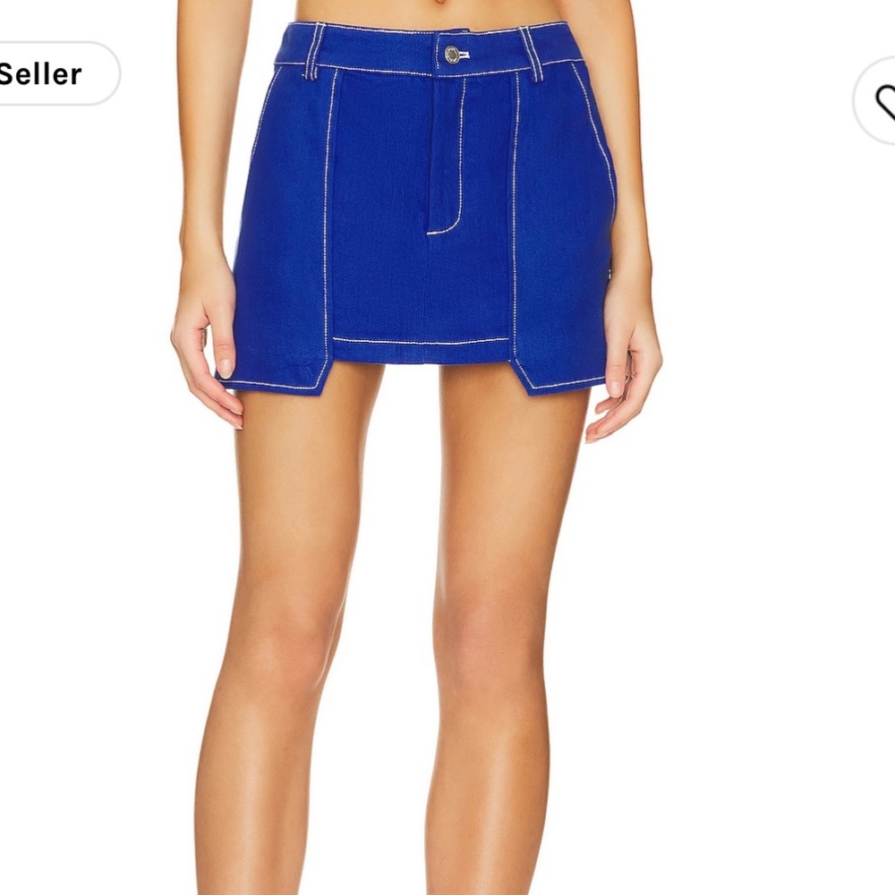 Blue Mini Skirt